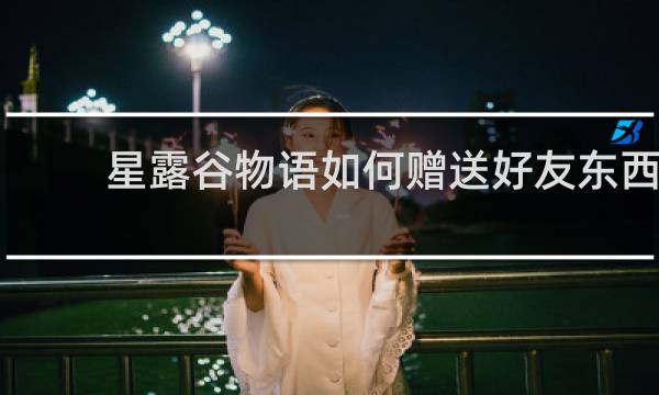 星露谷物语如何赠送好友东西
