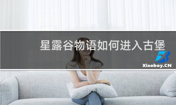 星露谷物语如何进入古堡