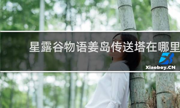 星露谷物语姜岛传送塔在哪里