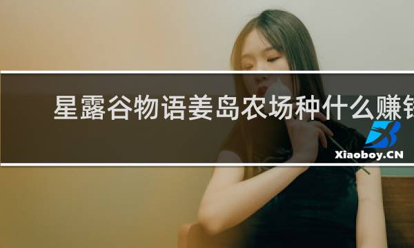 星露谷物语姜岛农场种什么赚钱