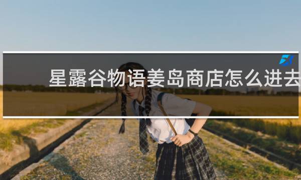 星露谷物语姜岛商店怎么进去