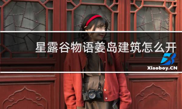 星露谷物语姜岛建筑怎么开