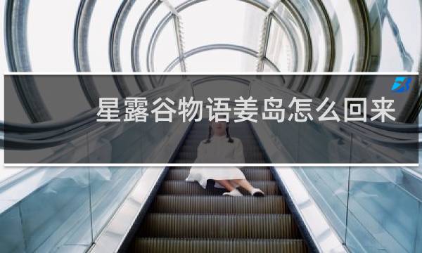 星露谷物语姜岛怎么回来
