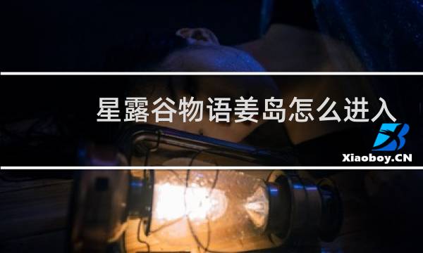 星露谷物语姜岛怎么进入