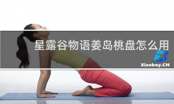 星露谷物语姜岛桃盘怎么用