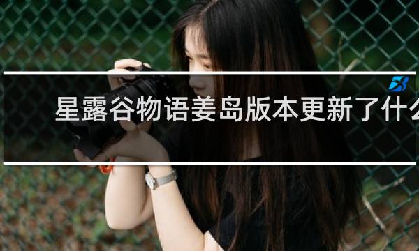 星露谷物语姜岛版本更新了什么