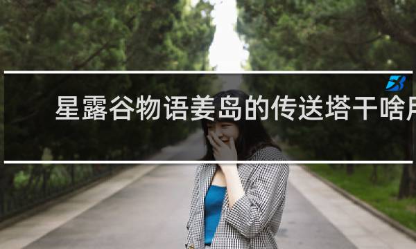 星露谷物语姜岛的传送塔干啥用