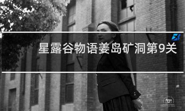 星露谷物语姜岛矿洞第9关