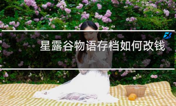 星露谷物语存档如何改钱