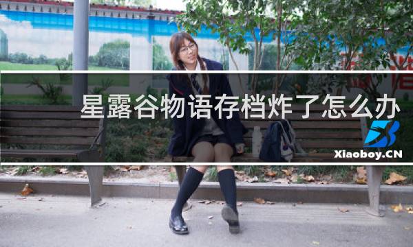 星露谷物语存档炸了怎么办