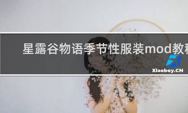 星露谷物语季节性服装mod教程
