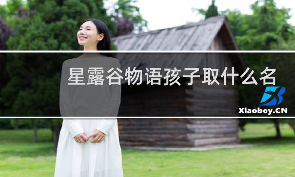 星露谷物语孩子取什么名