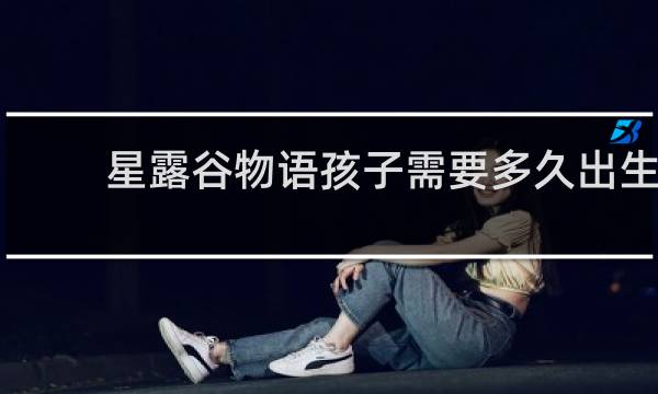 星露谷物语孩子需要多久出生