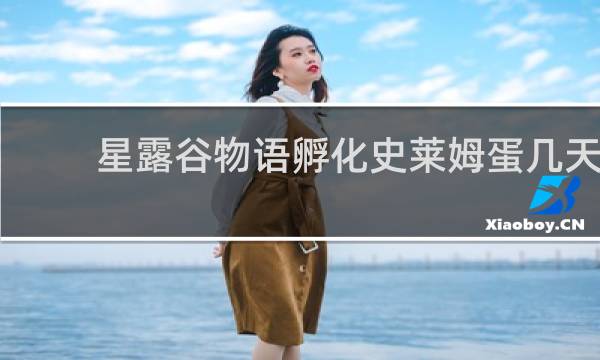 星露谷物语孵化史莱姆蛋几天