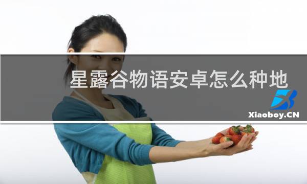 星露谷物语安卓怎么种地