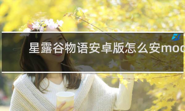 星露谷物语安卓版怎么安mod