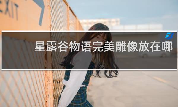 星露谷物语完美雕像放在哪