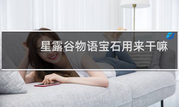 星露谷物语宝石用来干嘛
