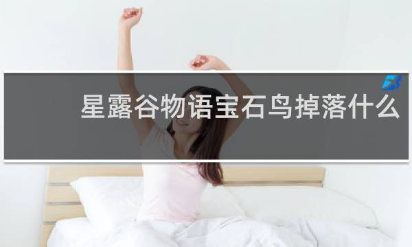 星露谷物语宝石鸟掉落什么