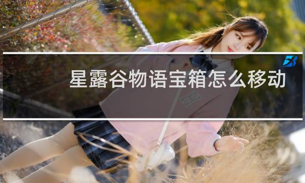星露谷物语宝箱怎么移动