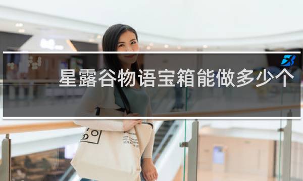 星露谷物语宝箱能做多少个