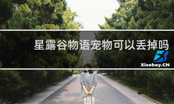 星露谷物语宠物可以丢掉吗