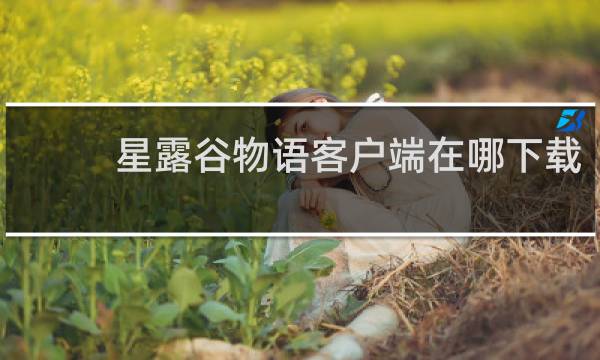 星露谷物语客户端在哪下载