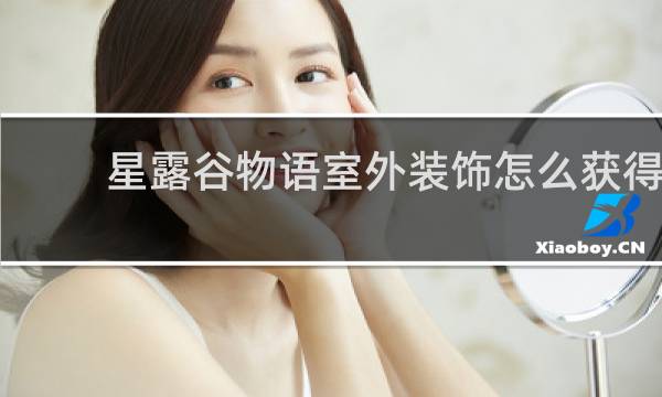 星露谷物语室外装饰怎么获得
