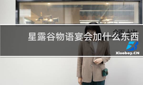 星露谷物语宴会加什么东西