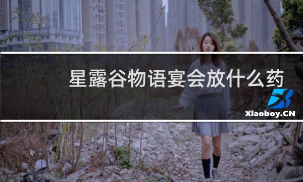 星露谷物语宴会放什么药