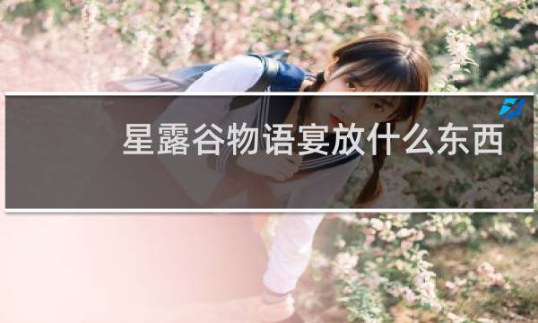 星露谷物语宴放什么东西