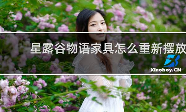 星露谷物语家具怎么重新摆放