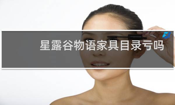 星露谷物语家具目录亏吗