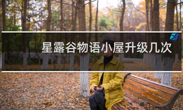 星露谷物语小屋升级几次
