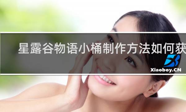 星露谷物语小桶制作方法如何获得