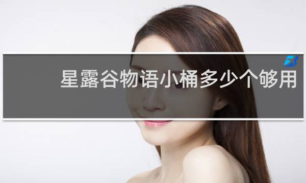 星露谷物语小桶多少个够用