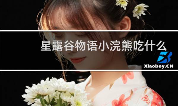 星露谷物语小浣熊吃什么