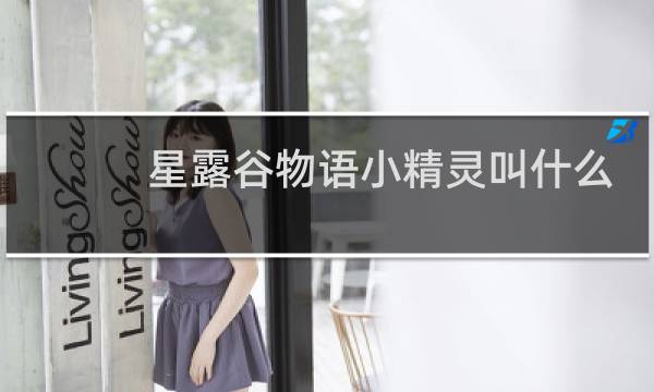 星露谷物语小精灵叫什么
