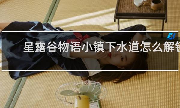 星露谷物语小镇下水道怎么解锁