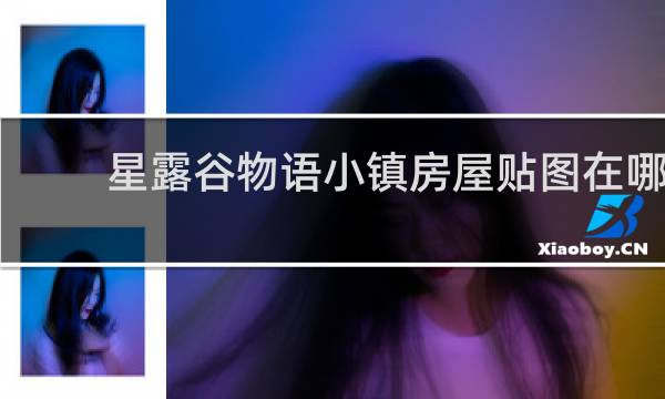 星露谷物语小镇房屋贴图在哪