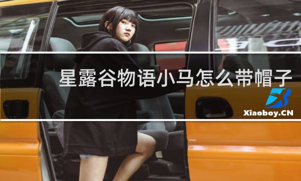 星露谷物语小马怎么带帽子