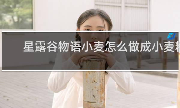 星露谷物语小麦怎么做成小麦粉