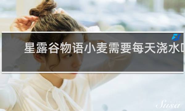 星露谷物语小麦需要每天浇水吗