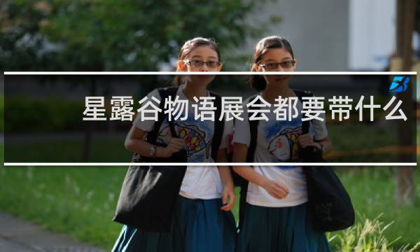 星露谷物语展会都要带什么