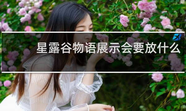 星露谷物语展示会要放什么