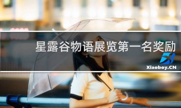 星露谷物语展览第一名奖励