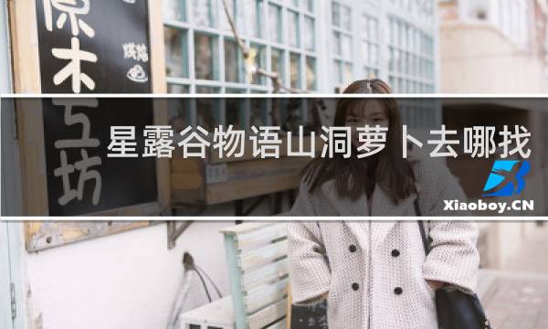 星露谷物语山洞萝卜去哪找