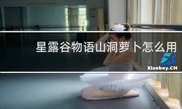 星露谷物语山洞萝卜怎么用