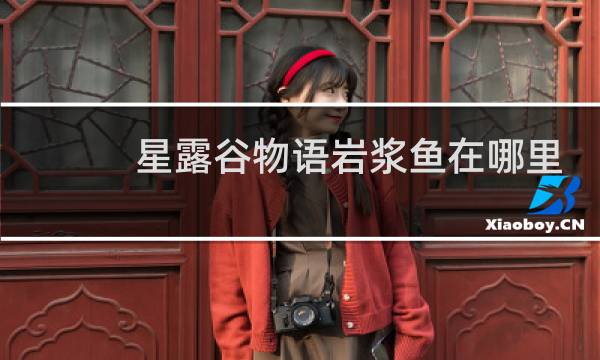 星露谷物语岩浆鱼在哪里