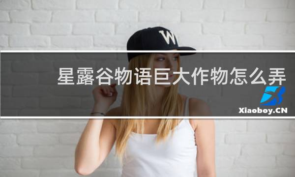 星露谷物语巨大作物怎么弄